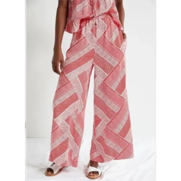 NWT Anthropologie Maeve Adjustable Halter Top and Pull-On Pants Set M - Picture 4 of 6